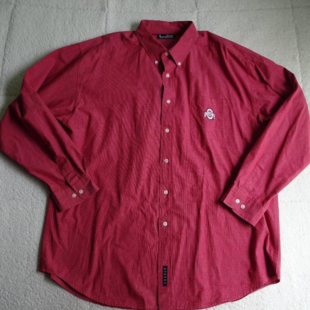 NCAA Ohio State Crable L/S BDown Shirt Size 2XL